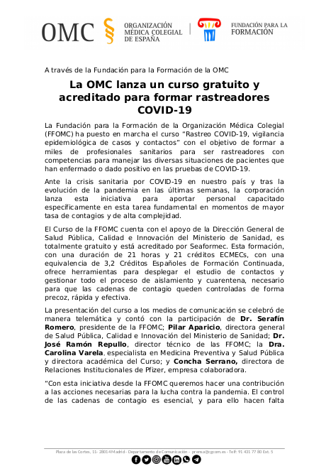 Presentacion Curso Rastreadores COVID19