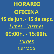 Horario Verano